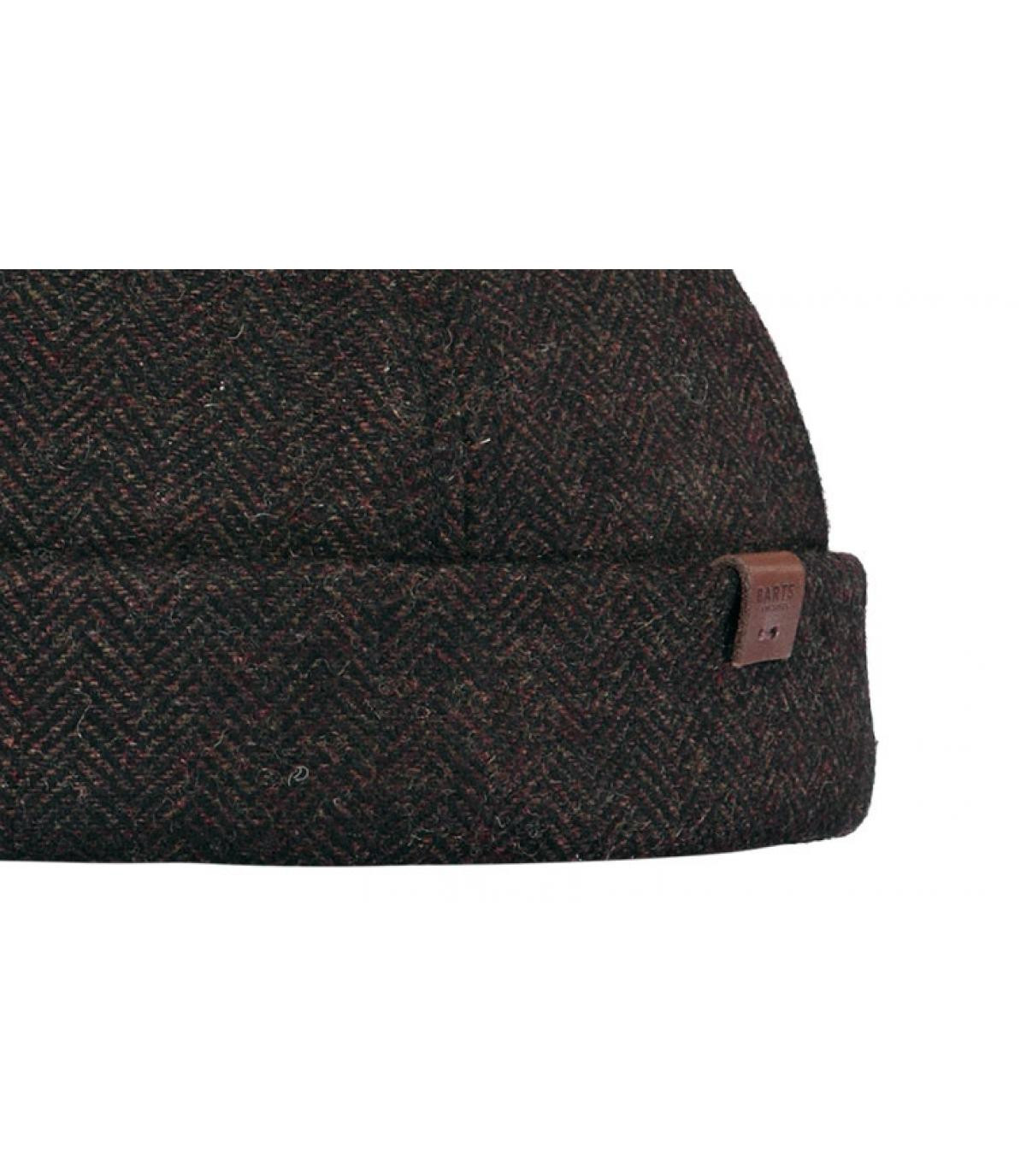 bonnet docker marron laine bonnet docker marron laine